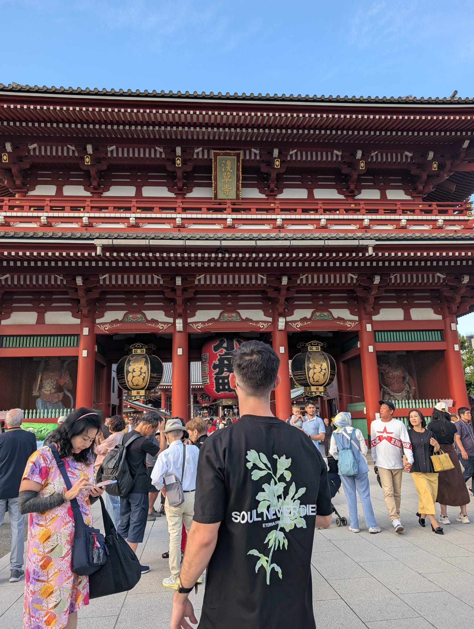 Visiting Temple in Japan